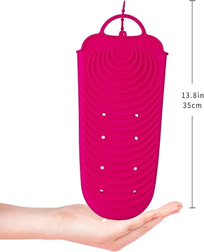 Miniatura 5 de ZAXOP Funda de silicona resistente al calor para plancha plana rizador herramientas de cabello caliente rosa caliente