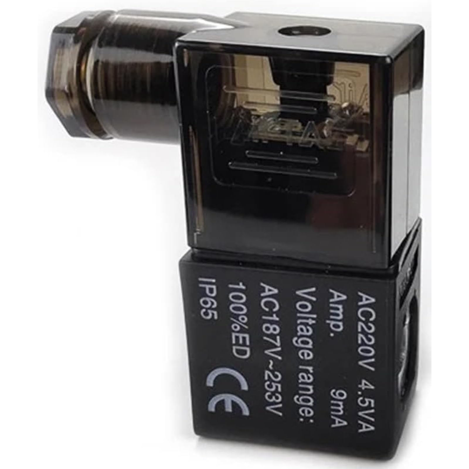 Pneumatic Air Solenoid Coil Valve Coil Black DC12V DC24V AC110V AC220V for 4V210-08 2V025 (AC220V)