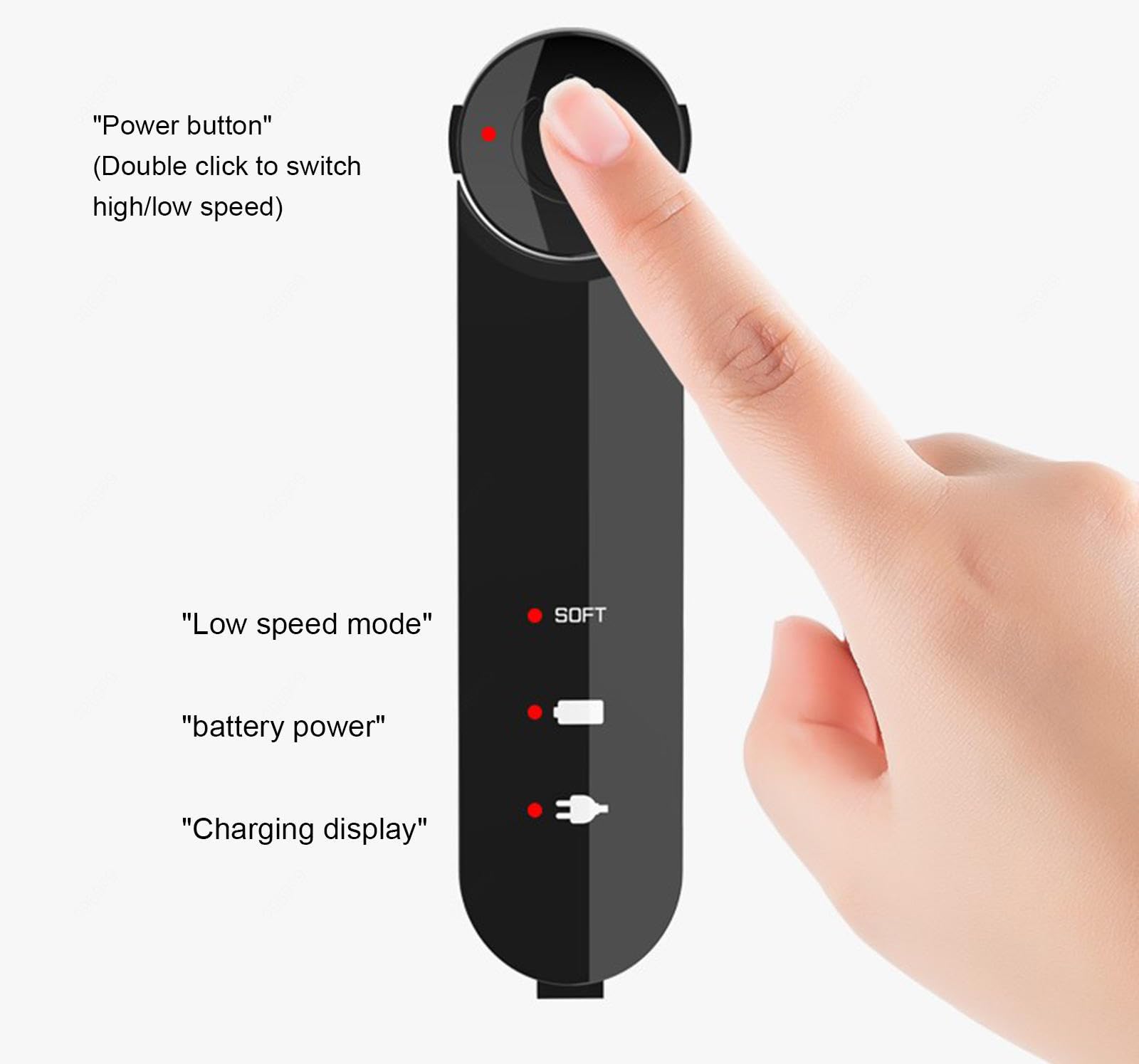 Cortaúñas para Perros, cortaúñas eléctrico para Mascotas, cortaúñas silencioso y de bajo Ruido para Mascotas, cortaúñas para Perros con Mango ergonómico, cortaúñas para Cachorros y