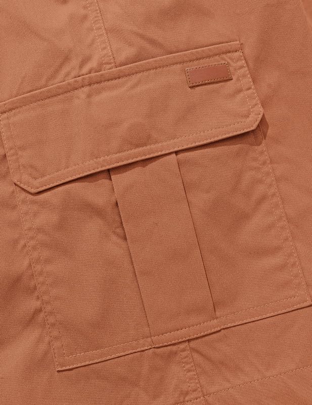 Mens Cargo Shorts Drawstring 9 inch Casual Elastic Waistband Summer with Pockets - Image 8