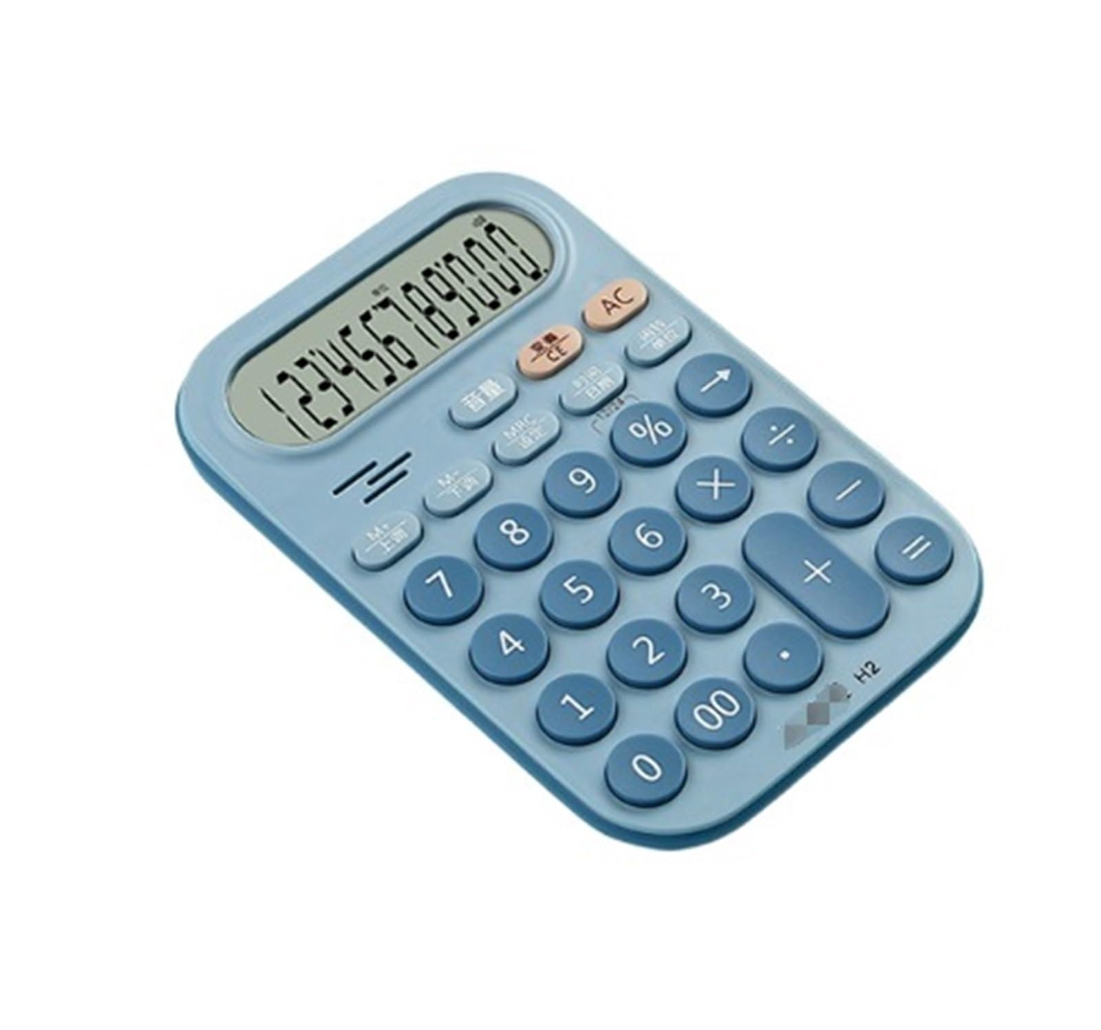 Kalkulatory Kalkulator, Kalkulator Przenośny 12 Cyfr Z Wyświetlaczem LCD I Przyciskami Do Domu I Biura Przybory Szkolne(Blue)