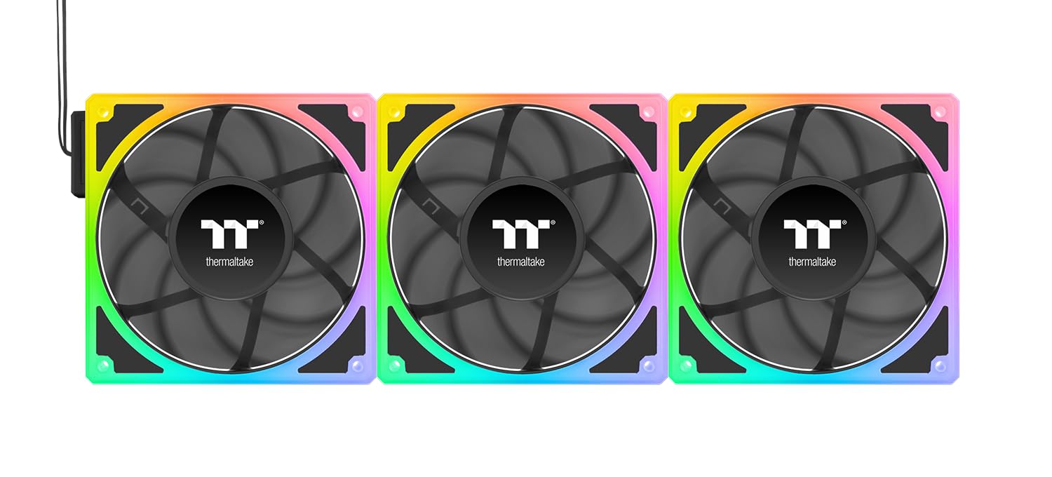120mm Thermaltake TOUGHFAN EX 120 ARGB Sync, Black, 9 Blade, Hydraulic Bearing,