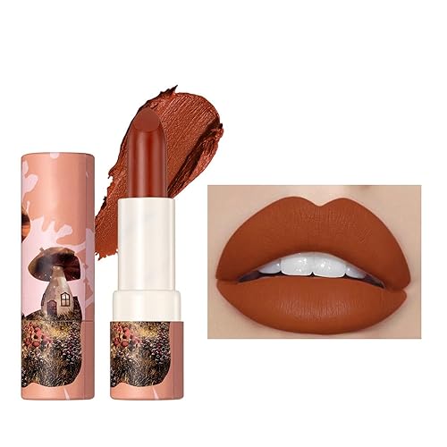 Miniatura 2 de Paper Tube - Lápiz labial brillante, lápiz labial mate color nude, resistente al agua, antiadherente, no se decolora, lápiz labial natural natural