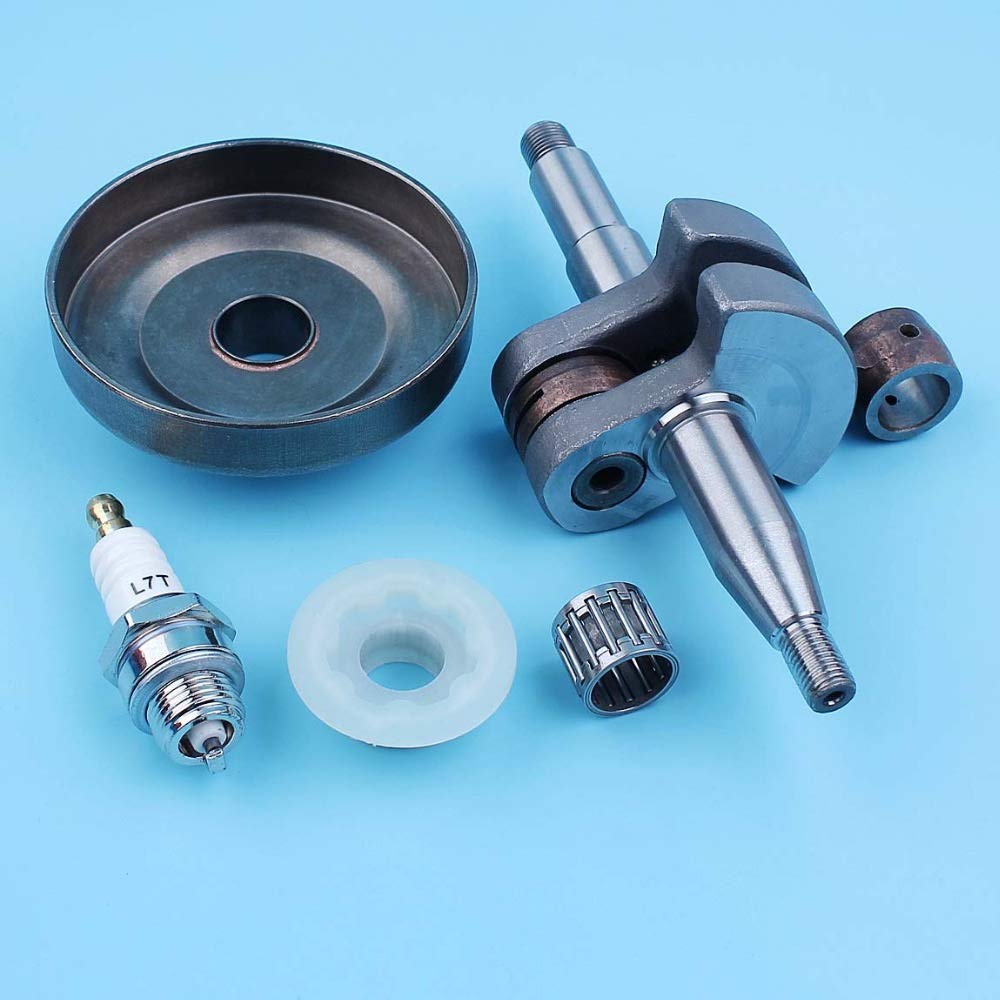 Kit de cojinete de Agujas de Engranaje helicoidal de Embrague de cigüeñal Compatible con Motosierra Husqvarna 350345340 503858071,503 85 80-71
