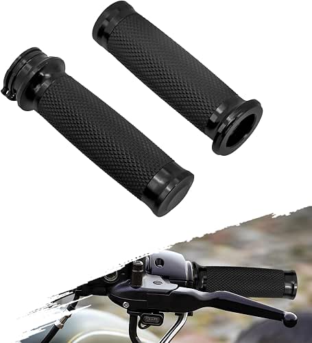 Motorcycle 25mm Handlebar 1" Hand Grips Non-Slip Aluminum Fit for