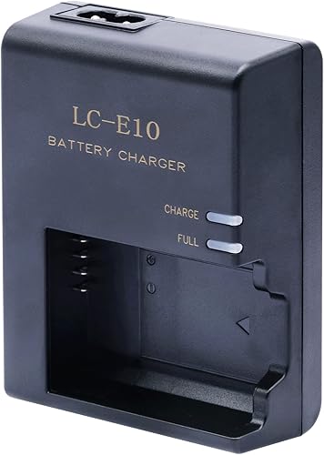 Miniatura 3 de LC-E10 Cargador de batería para Canon compatible con LP-E10 LC-E10C LC-E10E batería para cámaras EOS Rebel T3 T5 T6 T7 T100 1500D 2000D 3000D 4000D