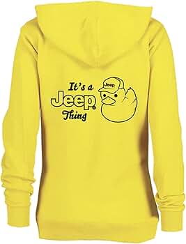 ★JEEP★ Fleece MLogo sweatshirt Amazon.com: Jeep Hoodies for Women It's A Thing Duck Logo