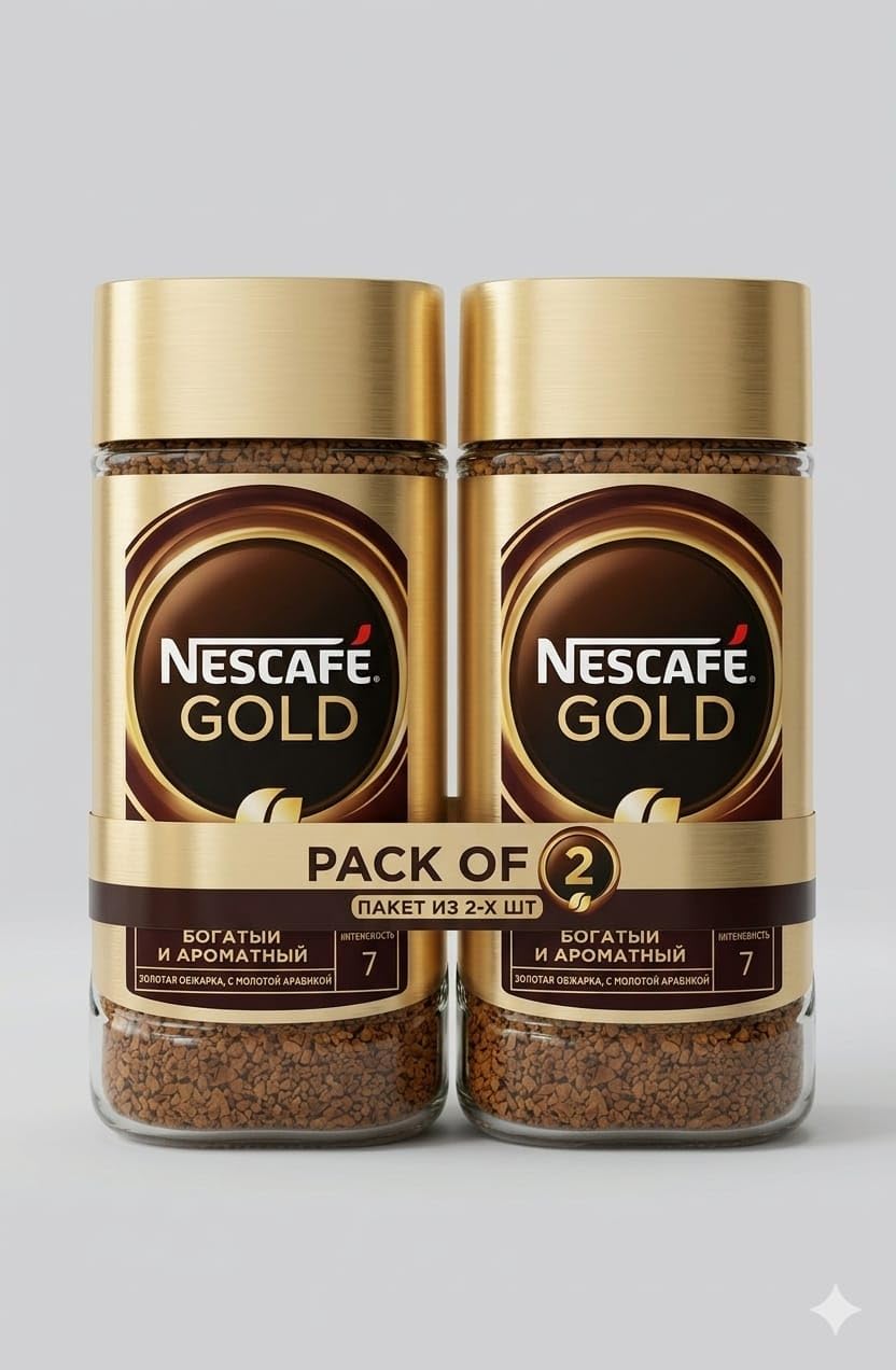 Nescafe Gold Instant Coffee, Rich and Fragrant, Intensity Level 7, Granule Form, Glass Jar, by febora foods, Pack of 2 X 190g-image-47