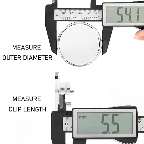 Miniatura 4 de Compatible con OZ Racing Wheels 4 tapas centrales de rueda de 2.126 in OD 2.13 "(54 mm) ID 1.92 "(49 mm) para tapas de cubo centrales de repuesto