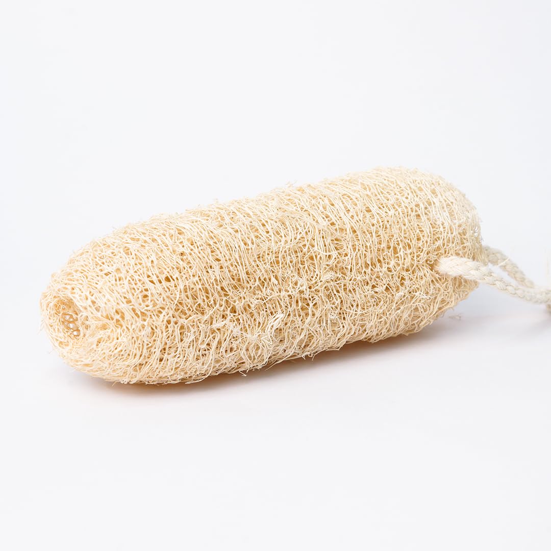 The Bare Bar 100% Natural Loofah Body Scrubber for Women & Men | Eco-Friendly, Organic & Biodegradable Loofah Sponge for Bathing | Men & Women | Pack of 3-image-33