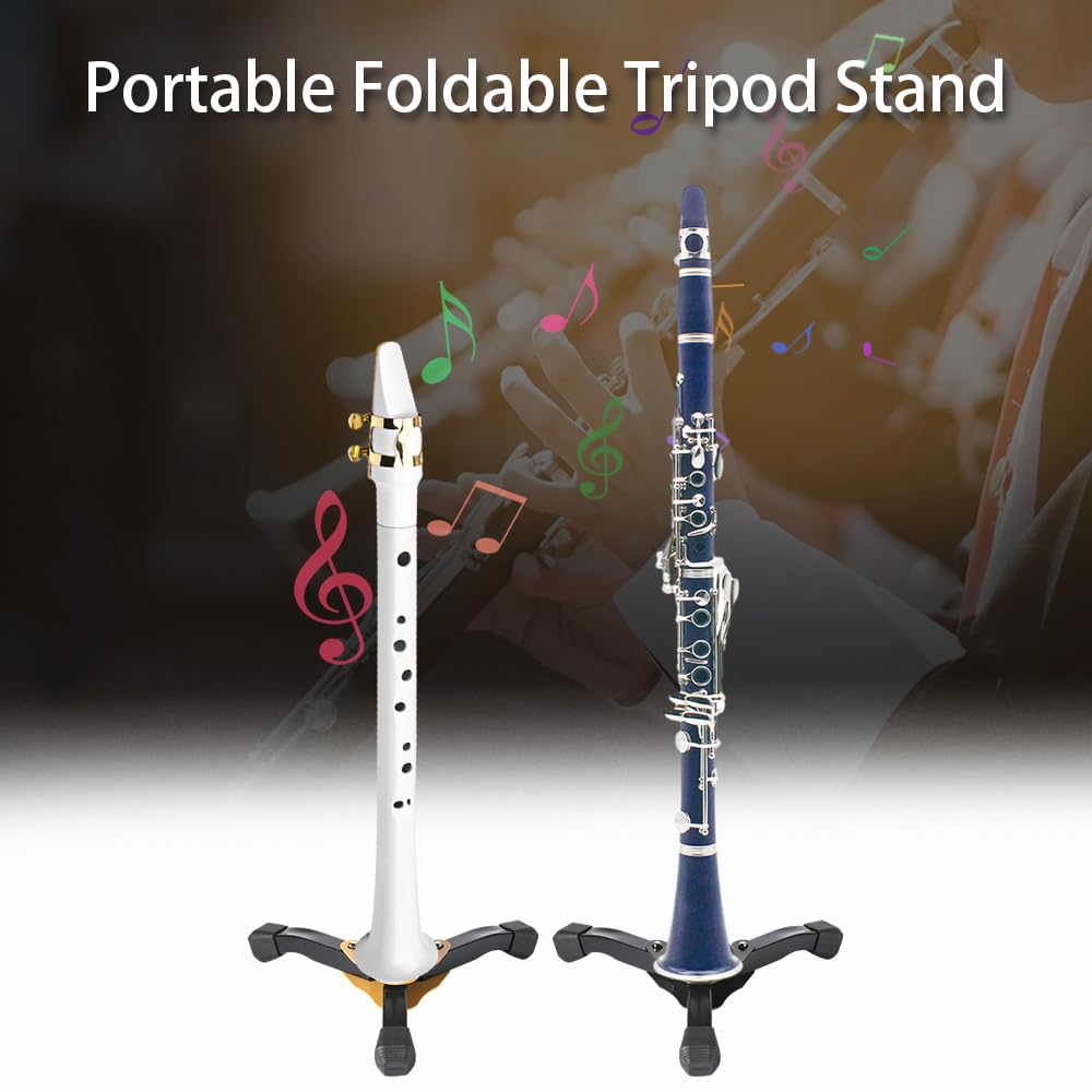 Funien Portable Foldable Tripod Stand for Clarinet Flute Oboe Wind Instrument Lightweight Holder Stand Clarinet Accessories - Image 3