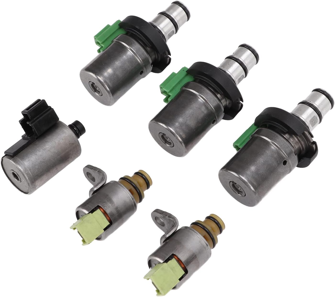 Shift Solenoid Set 4F27E with 6pcs, Replacement for2 3 5 6, Excellent Quality & Fit