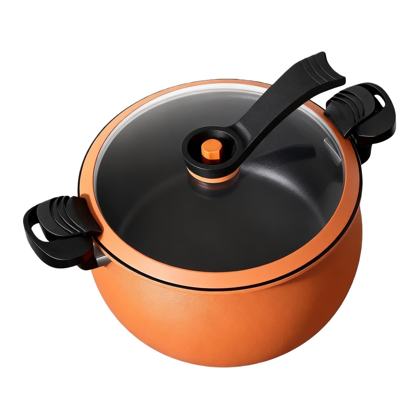 Olla A Presión Accesorio Multifuncional De Cocina Con Recubrimiento | Olla Express De Hierro Fundido para Conservas Cocina al Vapor Arroz Legumbres Hogar Halloween C