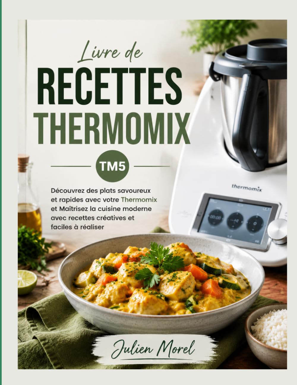 Livre de Recettes Thermomix Tm5: Découvrez des plats savoureux et rapides avec votre Thermomix et Maîtrisez la cuisine moderne avec recettes créatives et faciles à réaliser