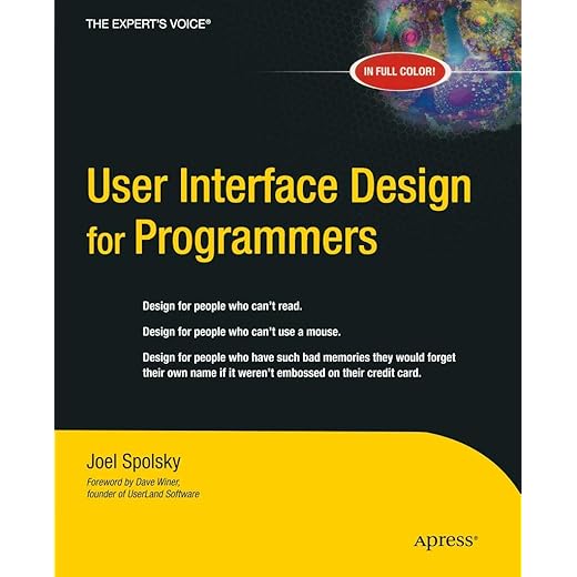 User Interface Design for Programmers