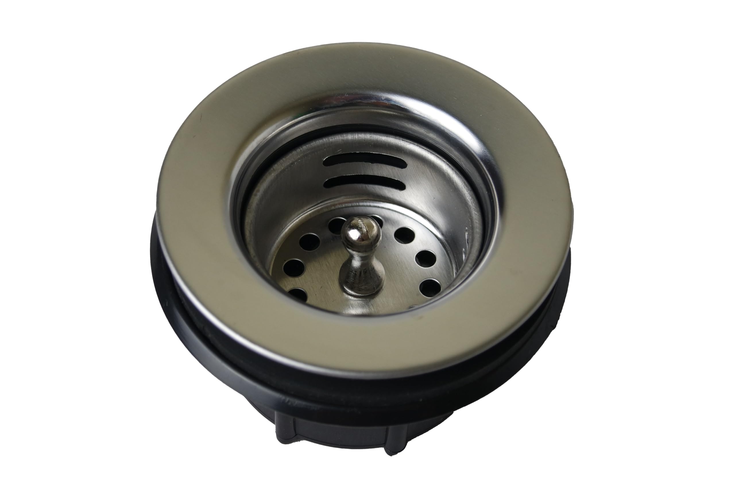 APEX RV Stainless Steel Sink Drain with Removable Strainer, fits (2 1/2 inch) Sink Opening, Fits (1 1/2 inch) Pipe Diameter for RV, Camper, Trailer,