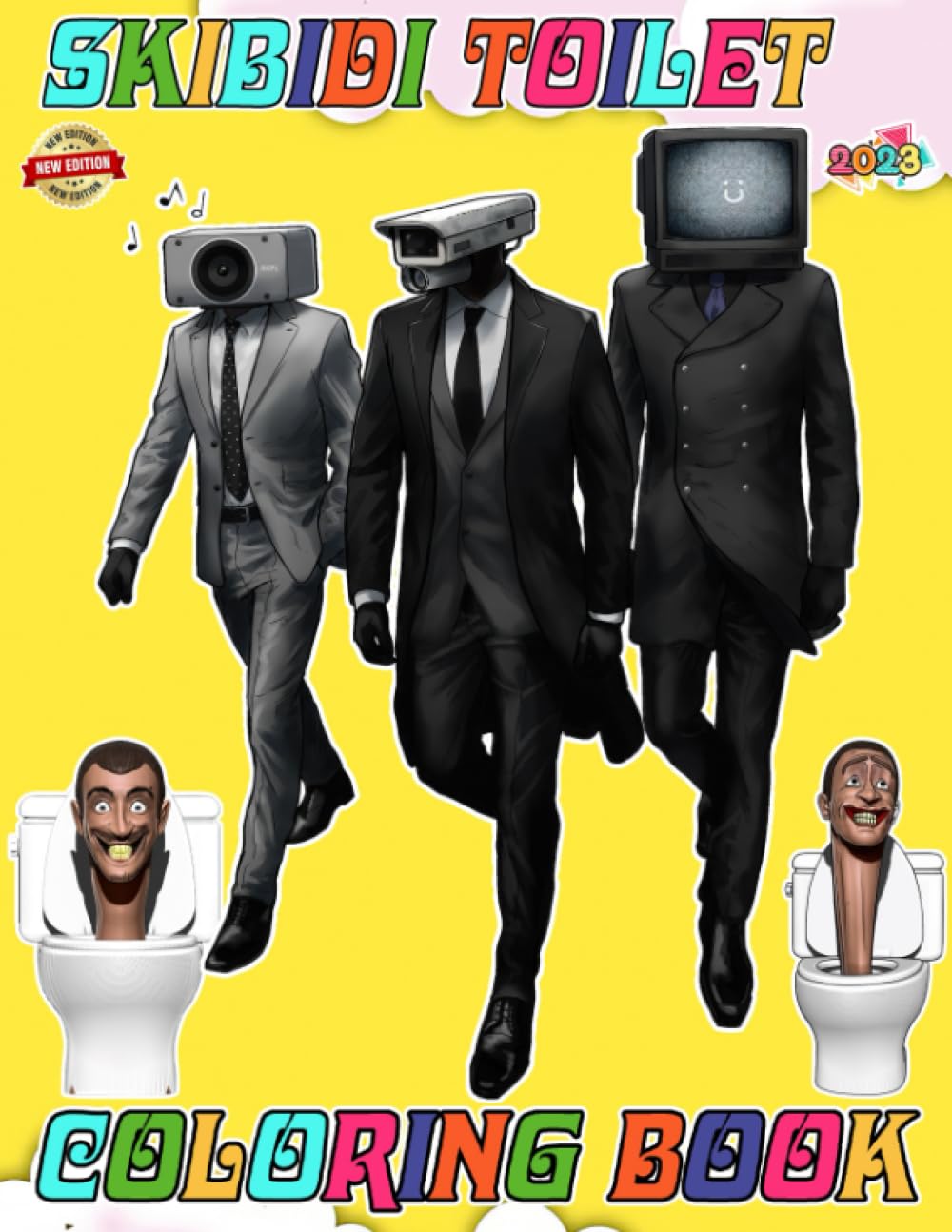 Skibidi Toilet Alexey Coloring Book for Fan Men Teen Women Kid Student: A Jumbo Skibidi Toilet Alexey Colouring for Kids Ages 4-7,8-12, Girls, and ... | Perfect Gift For Stress Relief And Unwind