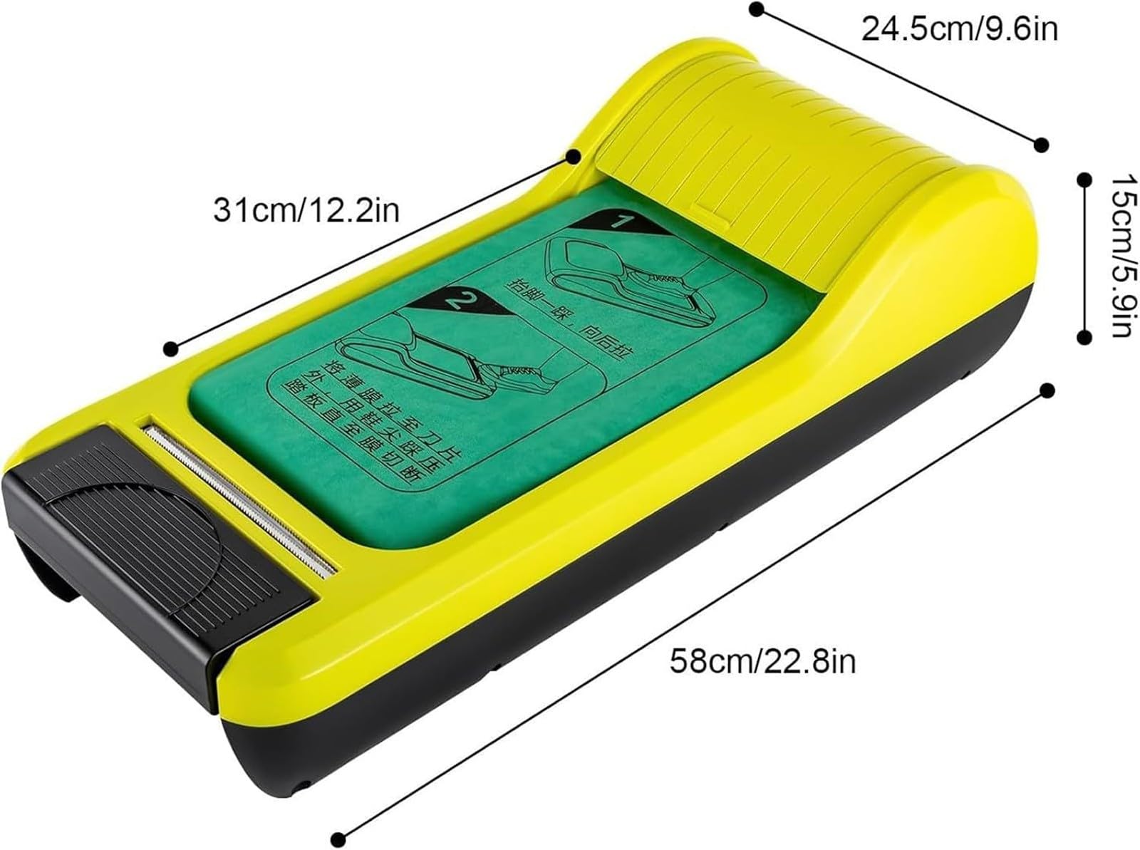 MáQuina AutomáTica para Fabricar PelíCulas Desechables para Calzado, Dispensador con 3 Rollos de 1500 Unidades, Antideslizante y de Corte Perfecto