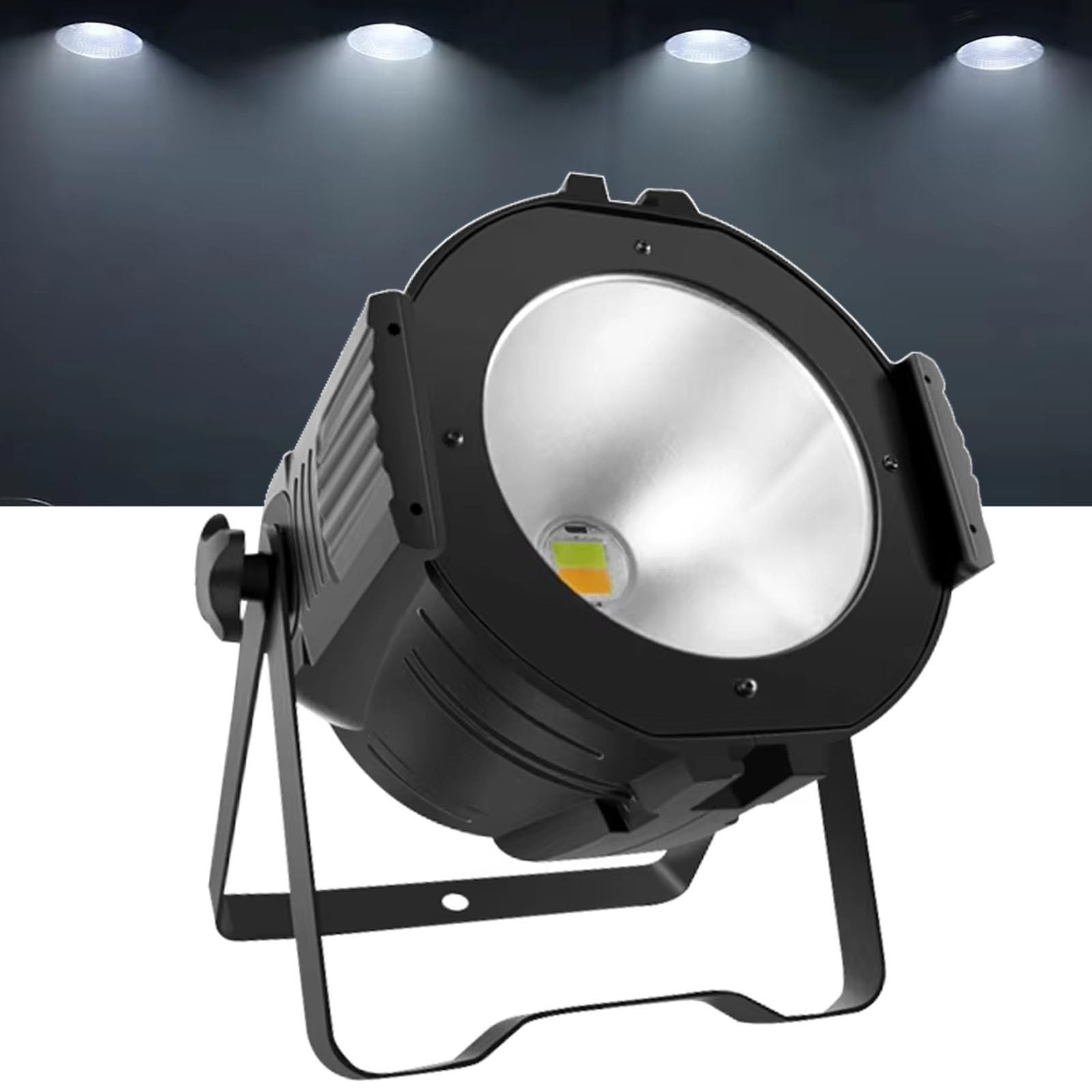 LED-Par-Lichter, Cob 200 W, Dmx512 Und Soundaktiviertes Bühnenlicht, Professionelle DMX-Scheinwerfer, Stroboskopbeleuchtung, Für Kirche, Konzert, Theater A