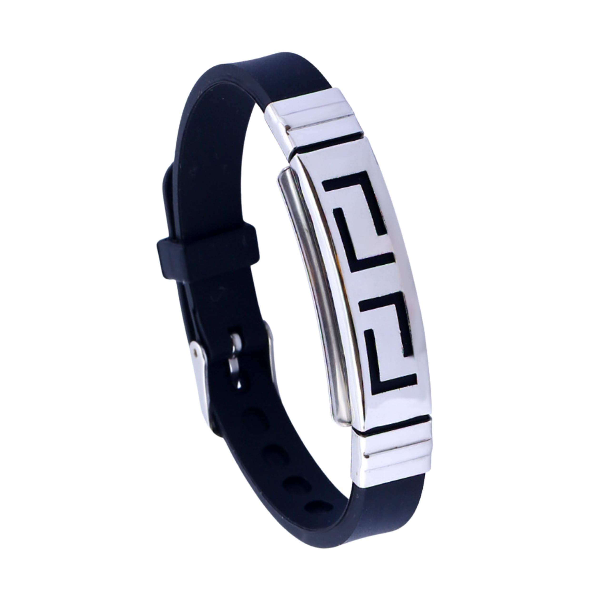 SALTY Alpha Wayfarer Bracelet for Men & Boys | Leather | Wrist Band | Fancy & Stylish | Birthday Gift | Aesthetic Jewellery | Accessories for Everyday Wear | Black (B0CVXFHD55) Amazon Price History, Amazon Price Tracker