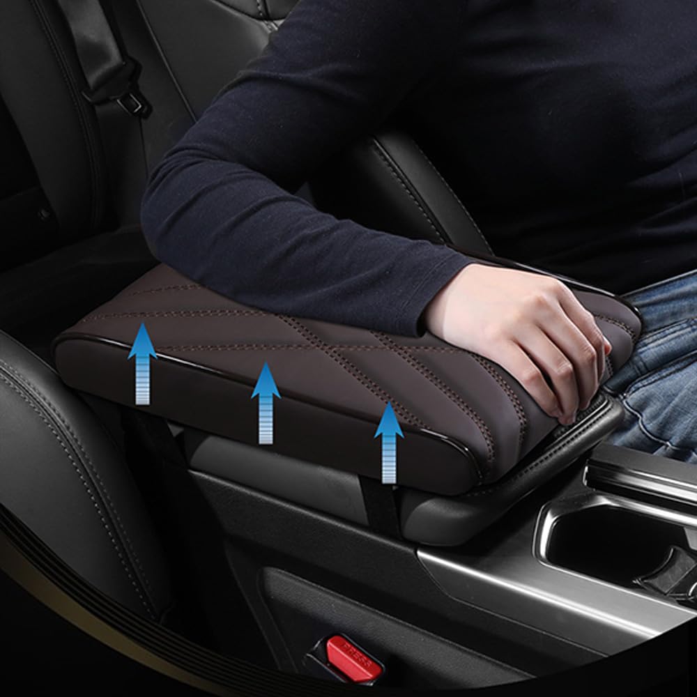 Accesorio Confort Coche Rati ARMSTER 3 Reposabrazos Para Chevrolet Spark 2010-2015 – Acolchado, Con Almacenamiento, Negro Tela Reposabrazos Abatible Almacenamiento