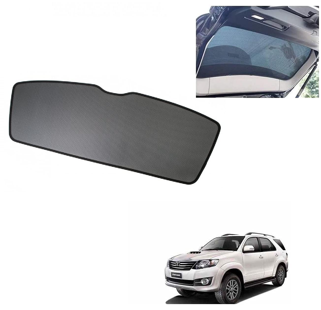 Auto Addict Car Dicky Sunshade Curtain (Rear Window,Diggy,1 Pc) for Fortuner Old (2008-2015)