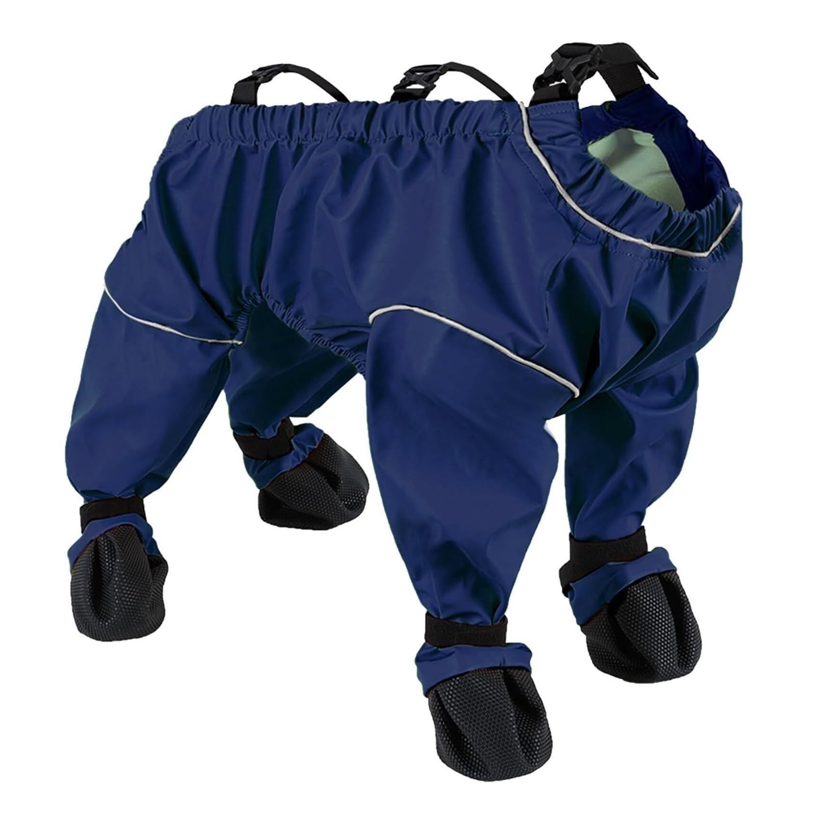 Bottes imperméables chien XS bleu pour la marche