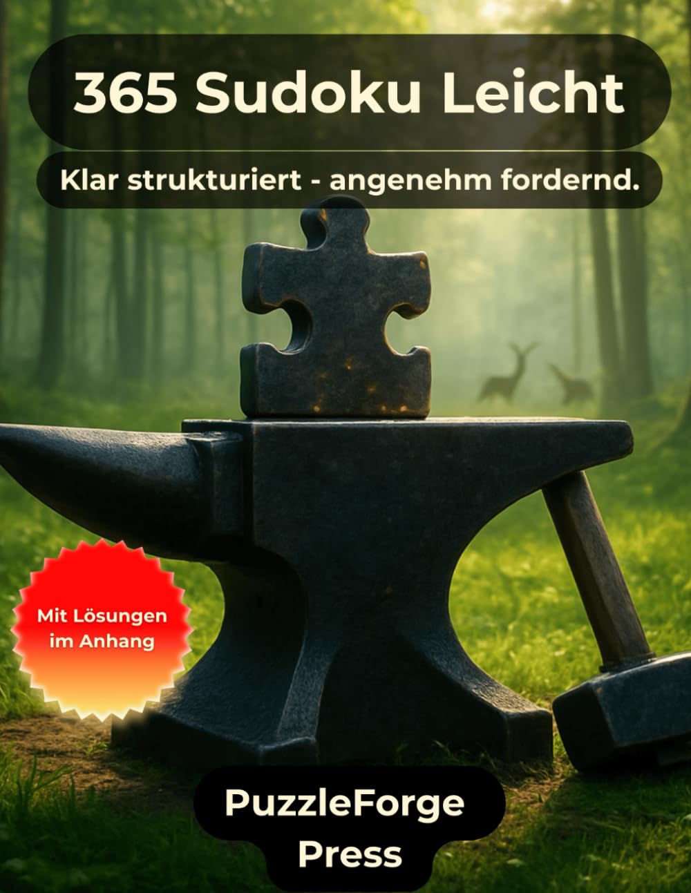 365 Sudoku Leicht: 365 leichte Sudoku Rätsel im Großformat – 2 pro Seite – Mit Lösungen im Buch – Für Erwachsene, Senioren & Jugendliche – Ideal als ... Gehirntraining mit klaren Rätseln)