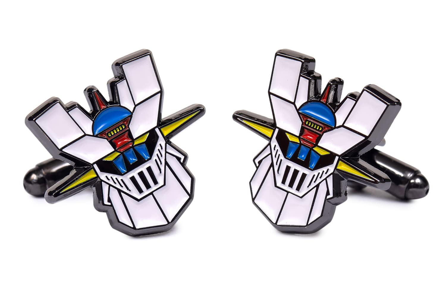 Gemelolandia | Gemelos para Camisa Robot AÑOS 80 Mazinger Gemelos Originales Para Camisas | Para Hombres y Niños | Regalos Para Bodas, Comuniones, Bautizos y Otros Eventos