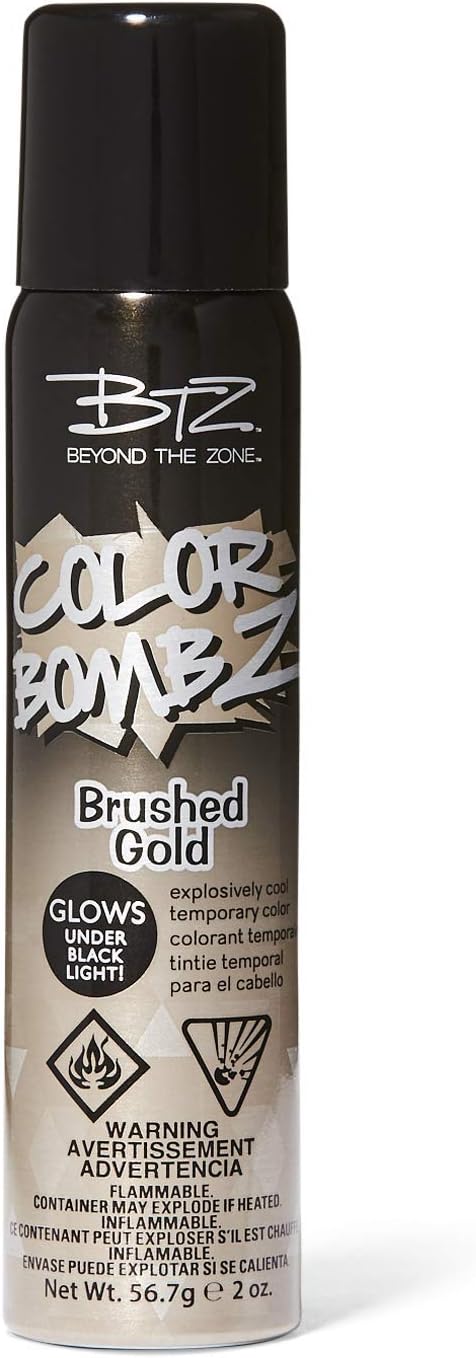 Beyond the Zone Brushed Gold Temporary Hair Color Spray Brushed Gold