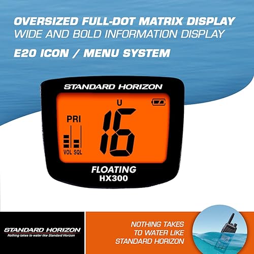 Miniatura 3 de Standard Horizon HX300 Standard HX300 - Radio marina VHF