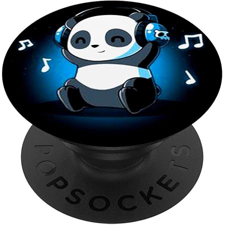 PopSockets PopGrip Con Panda Rosa - Supporto E Maniglio Intercambiabile Per Smartphone - 6