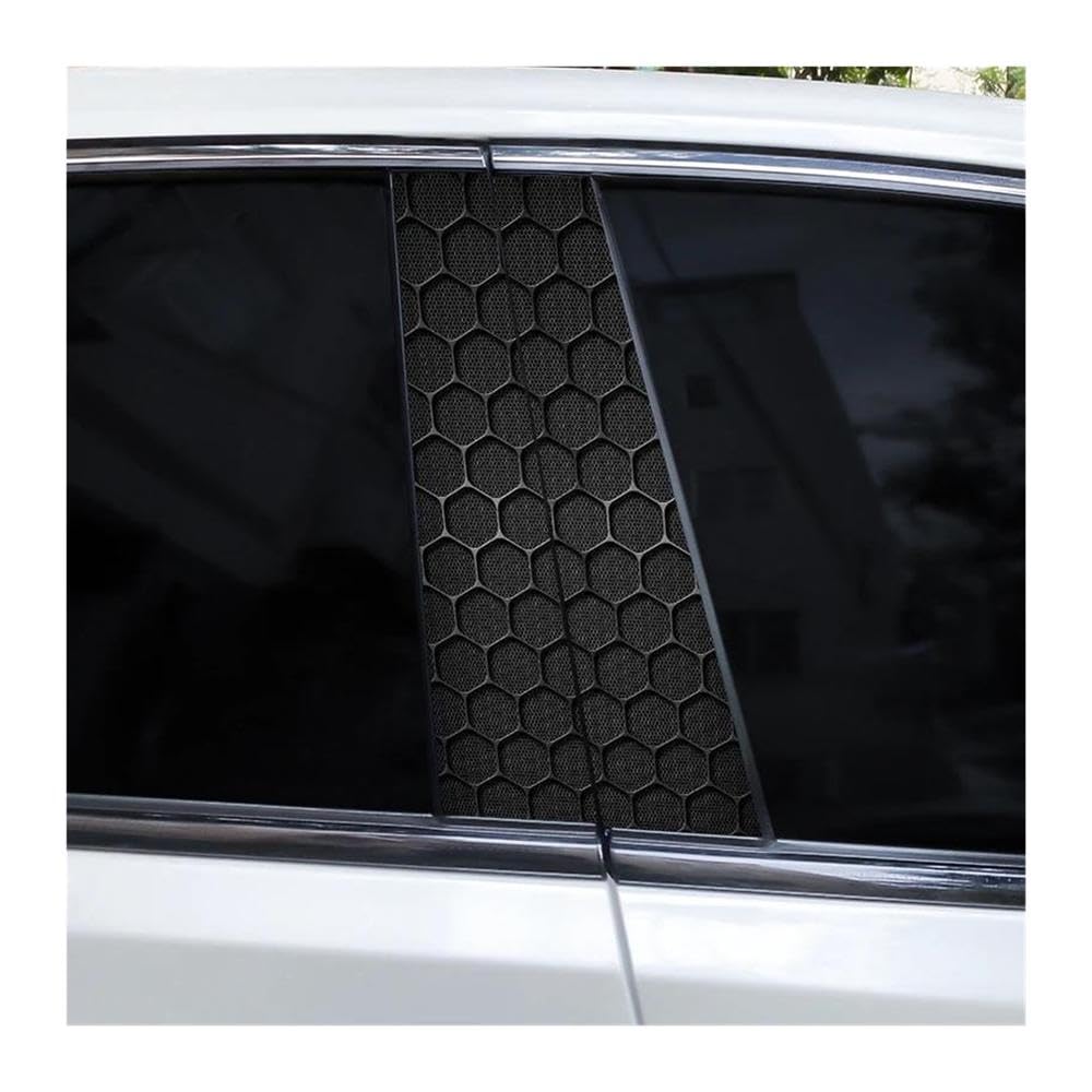 Body Parts 2PCS Car B-Pillar Stickers Cellular Personalized Car Center Pillar Decals Covered with Scratched(H)