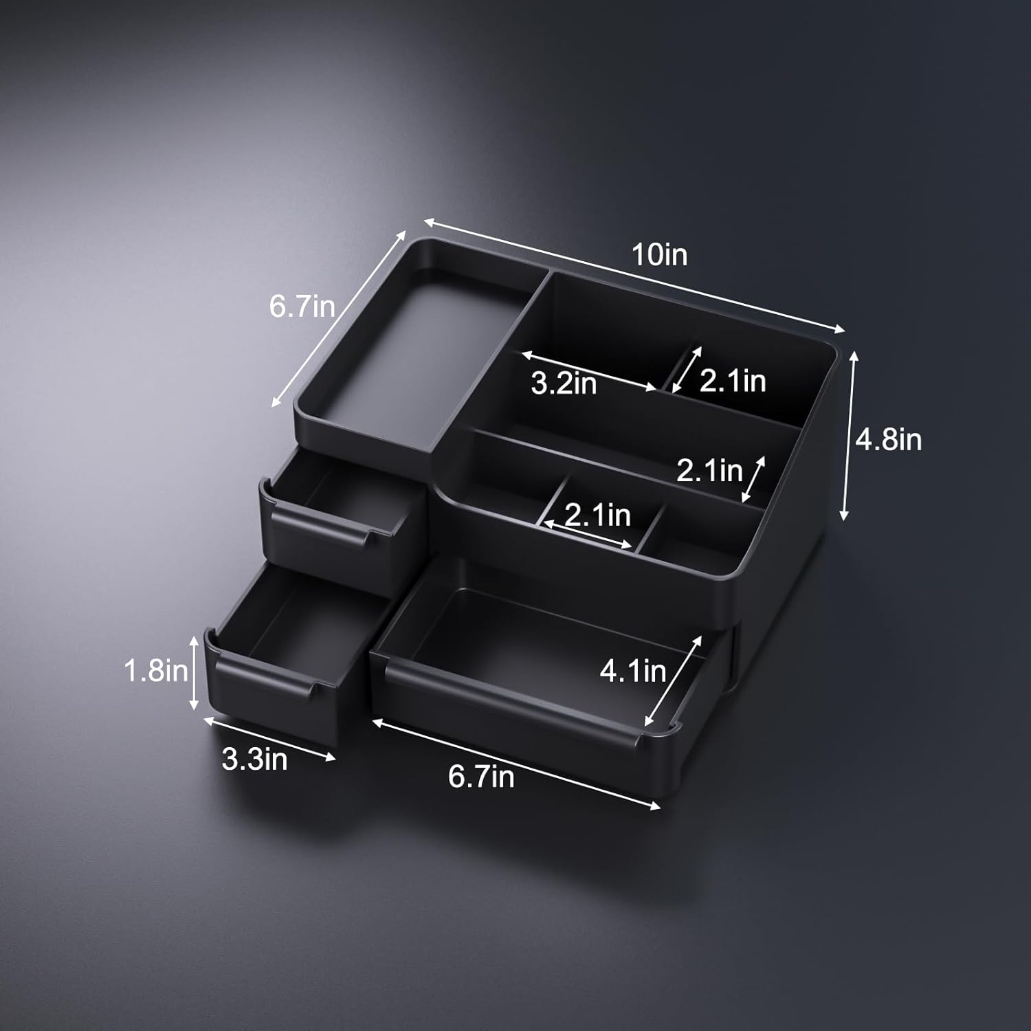 Cologne Organizer For Men: Mens Bathroom Organizer - Bathroom Organizer Countertop With Drawers, For Razor, Shaving Lotion, Skincare, Deodorant, Perfume, Gifts For Men, Valentines Day Gifts - Image 6