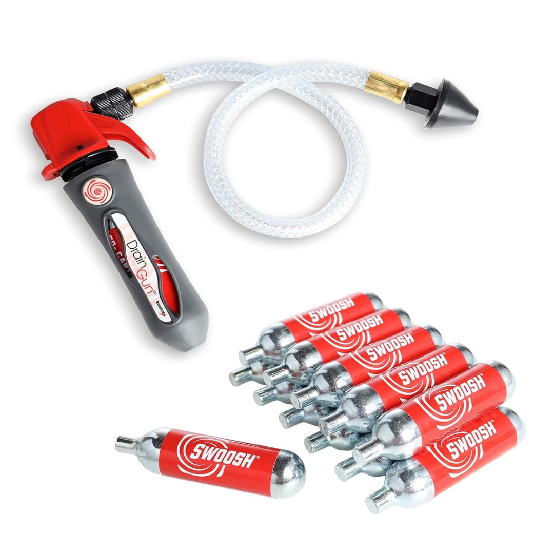 16G CO2 Drain Cartridge GGC-12 12 Pack + GG-1 Drain Gun Kit by Diversitech – Commercial Grade