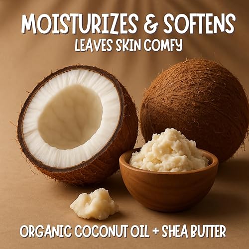 Miniatura 30 de Barra de jabón para bebés sin perfume para pieles sensibles, hipoalergénica y suave para bebés, niños pequeños, niños y adultos, manteca de karité