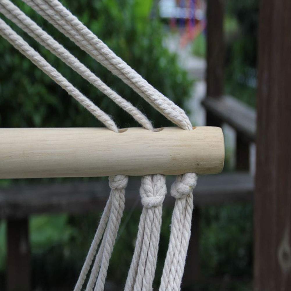 NANANA Amaca a Poltrona Dondolo Sedia Sospesa da Giardino, Amaca da Giardino o Casa Poltrona Sospesa per Interni ed Esterni, capacità 120 kg, 110X50cm