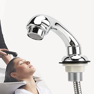 Shampoo Bed Faucet, Salon Shampoo Bed Faucet Flexible Hose Practical Shower Head Shampoo Bowl Basin Faucet Hair Salon Accessories