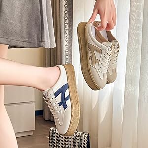 Amazon.com | Mule Sneakers for Women Backless Tennis Shoes Slip on