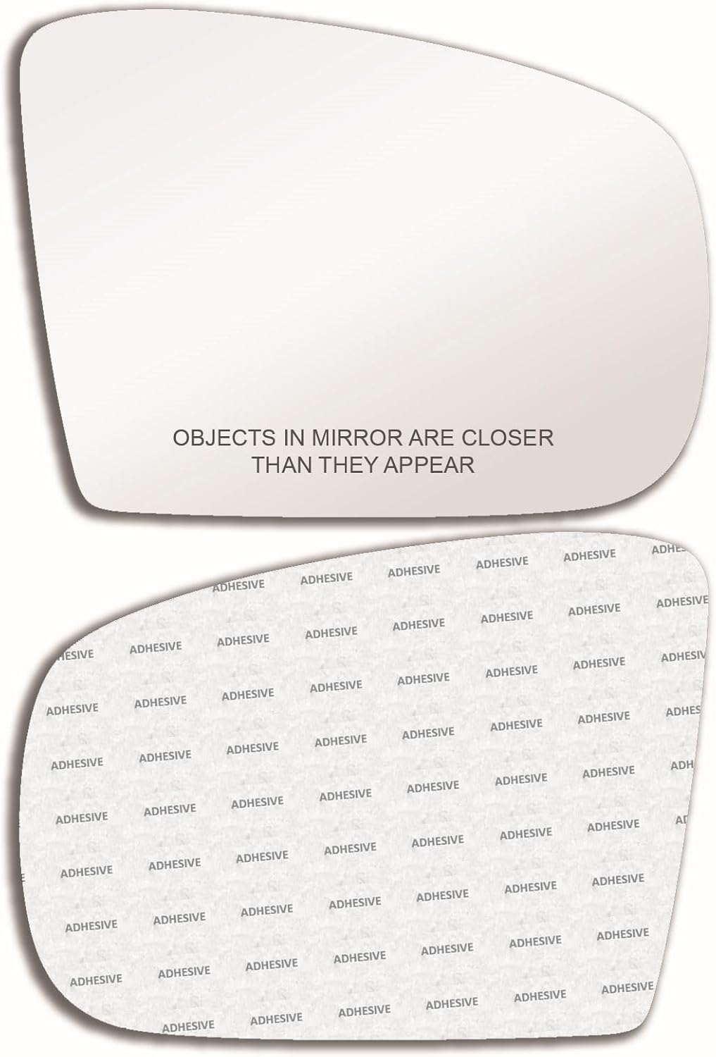 New Replacement Mirror Glass with FULL SIZE ADHESIVE for 2002-2005 Mercedes-Benz ML320 ML350 ML500 ML55 AMG Passenger Side View Right RH