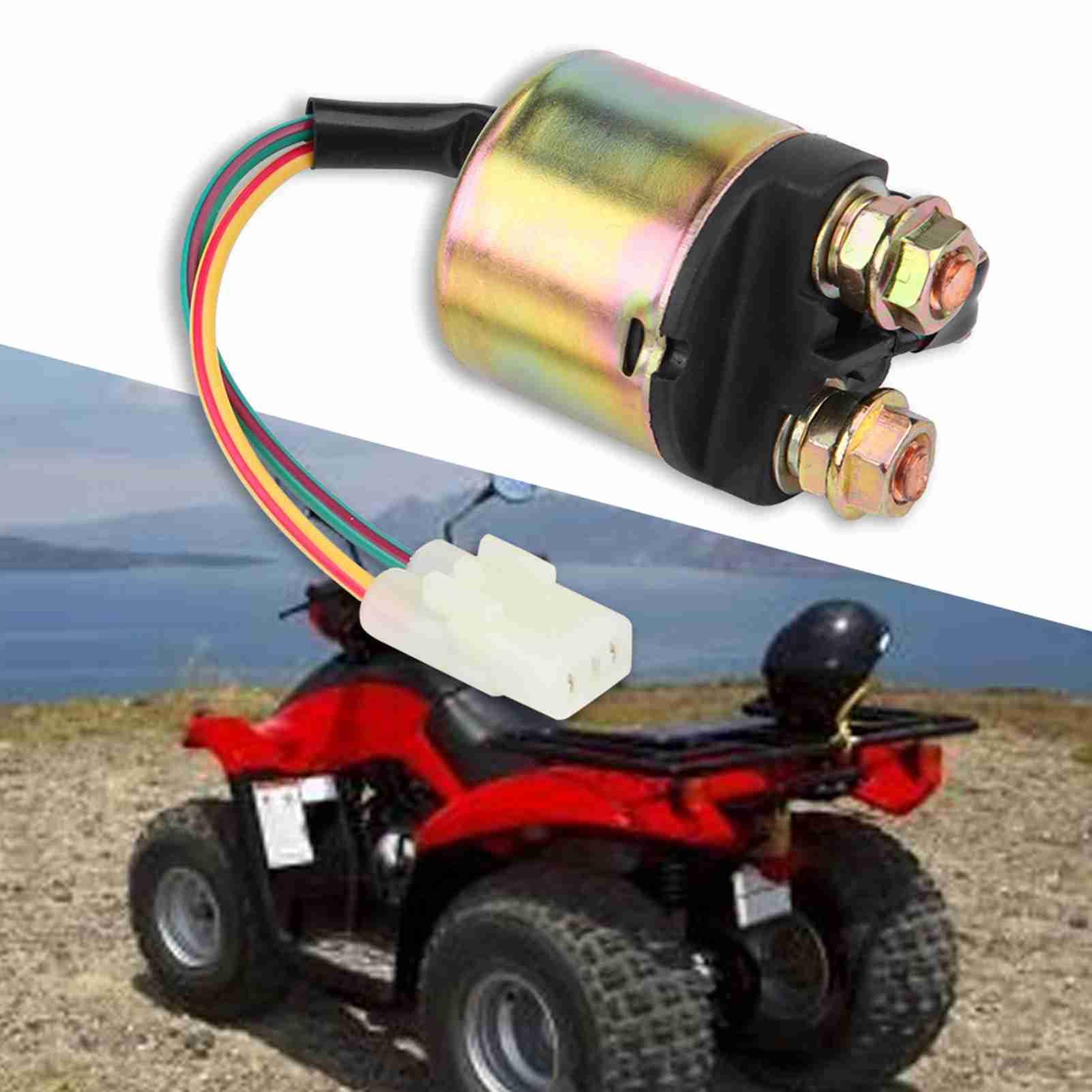 RELÈ DI AVVIAMENTO solenoide adattamento Yamaha YZF-R1 FZ1 FZ6R FZ8 FJR1300 XT600 XT660 EUR 13