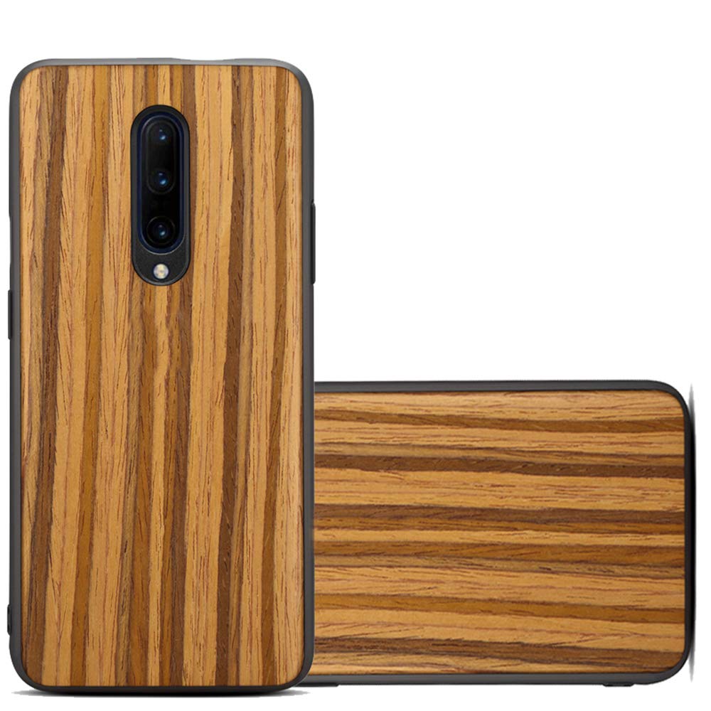 Wood Grain Oneplus 7t Wood Case Casotec Wooden Texture Design 3D
