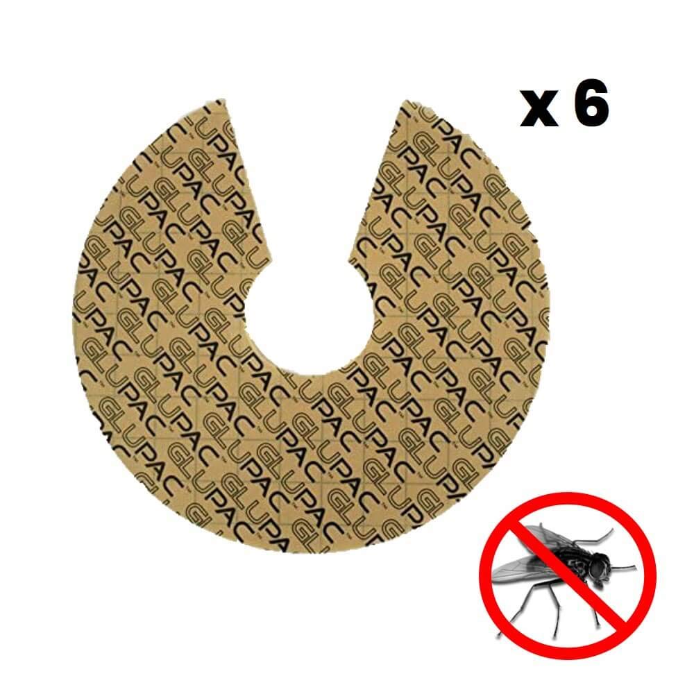 Glupac Bandes adhésives, compatible avec l’insecticide Aura, Jaune