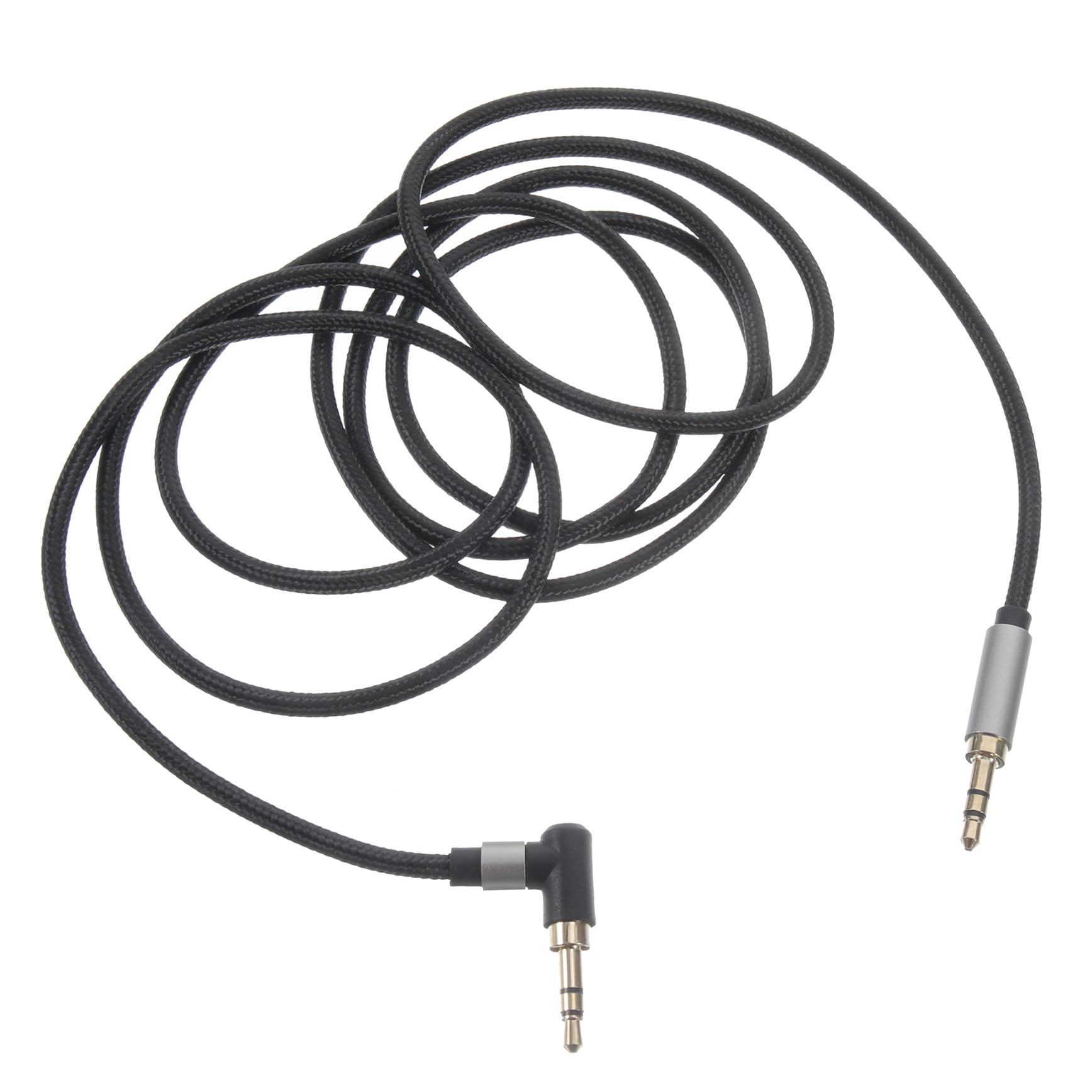 Cable de audio macho macho Veemoon con conector de grados reforzado para altavoces estables 8