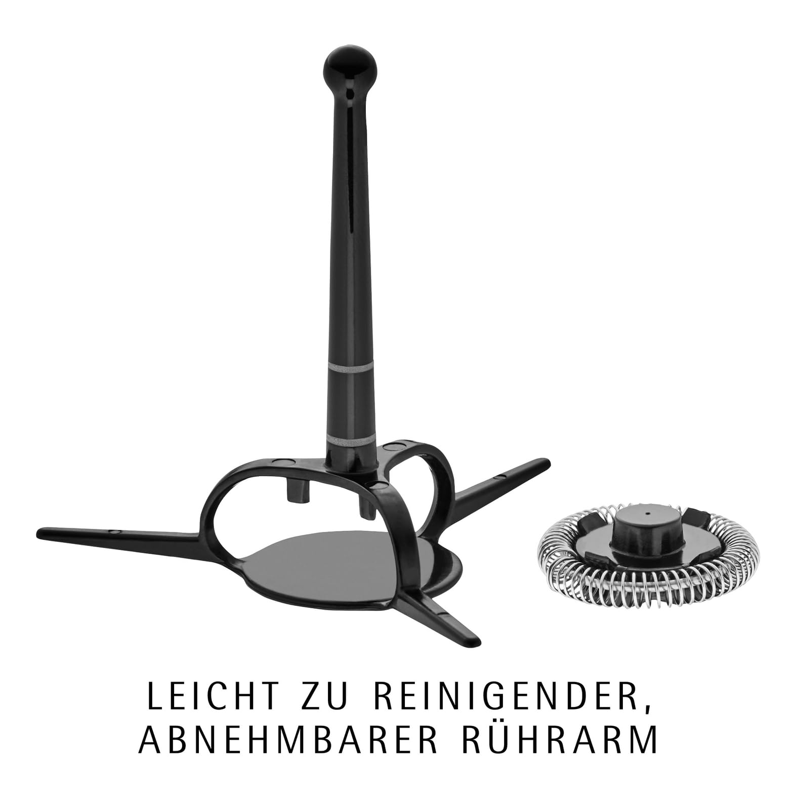 WMF Stelio Milchaufschäumer elektrisch, 500 Watt, 150-250 ml, Antihaftbeschichtung, kabellos, für Milchschaum heiss und kalt, heiße Schokolade, cromargan matt/silber