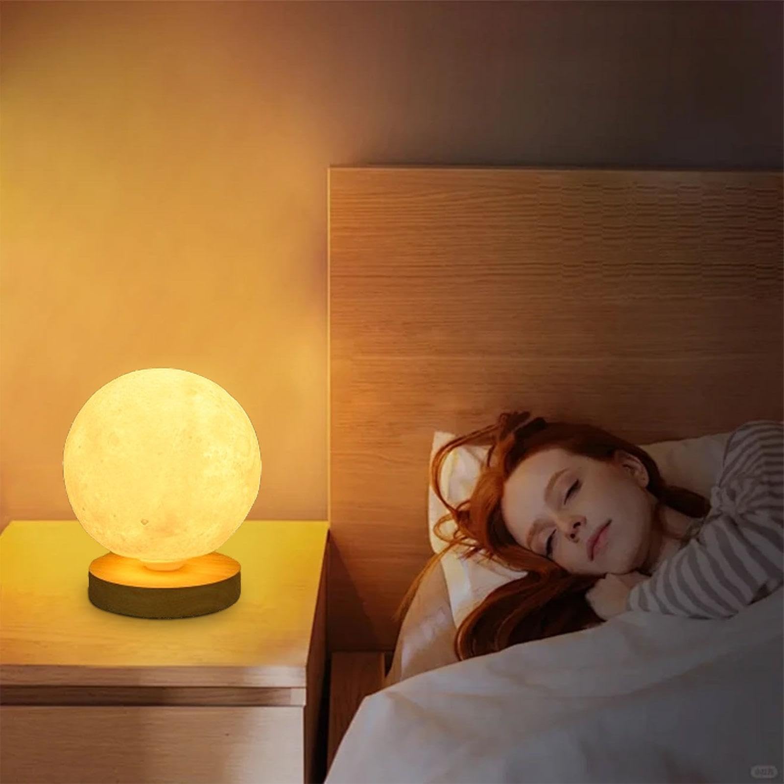Mond-Nachtlicht, Mondlichter für Schlafzimmer, Raumdekoration, mit LED