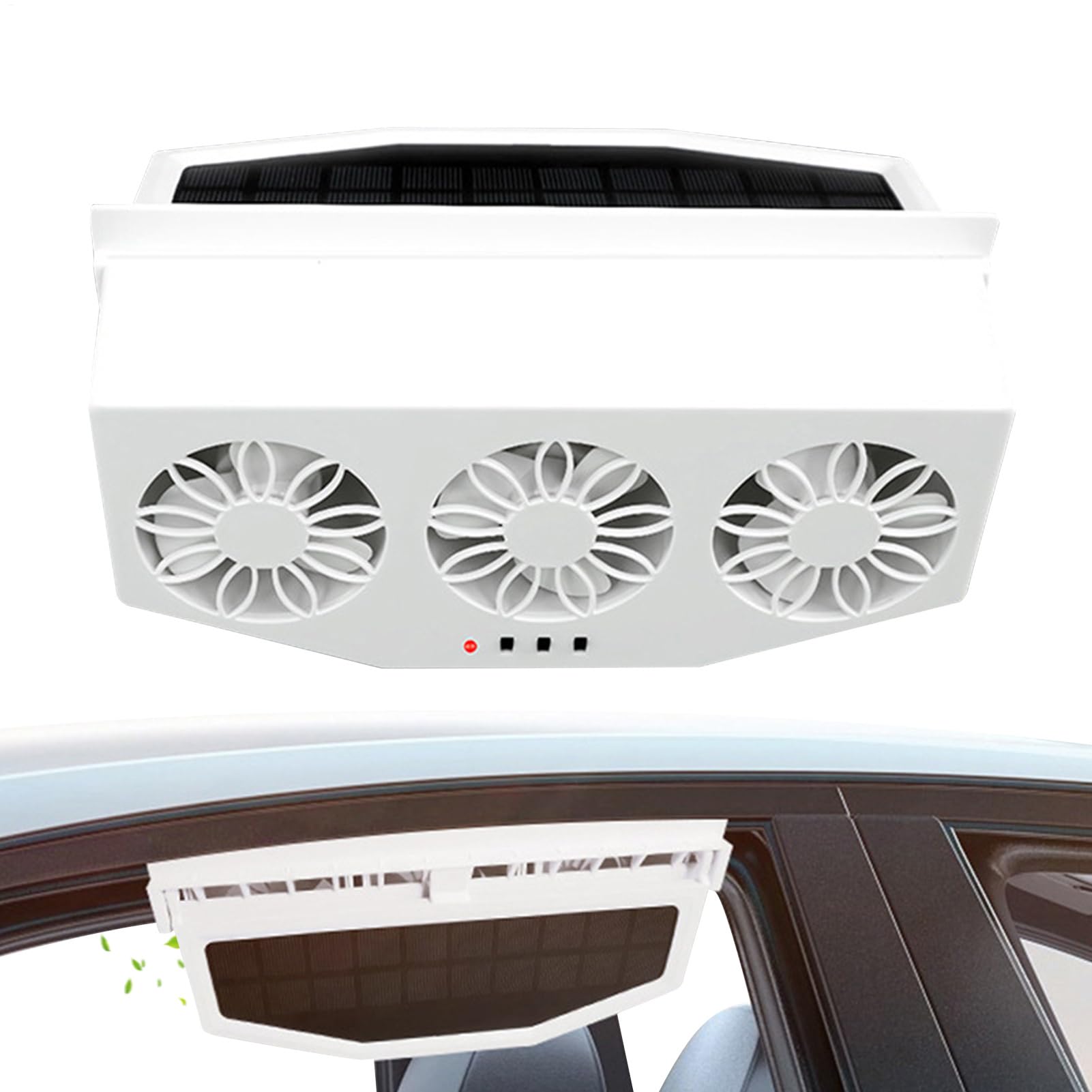 Ventilatore a energia solare Unità di ventilazione estrattori calore Apertura radiatore automatica pannello energetico auto RV