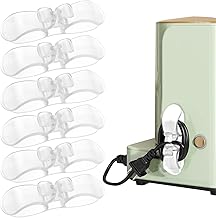 Pack of 6 Cable Organiser for Devices, Cable Winder Self-Adhesive Kitchen Cable Organiser Cable Organiser Cable Holder for Kitchen Appliances, Cable Winder for Kitchen Appliances, Mixer, Rice
