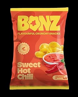 Bonz Sweet Hot Chili Flavor Crunchy Premium Snacks 35-45 g