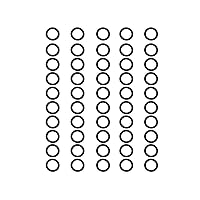 Vista 6 de Juntas tóricas de 3-3/4 pulgadas GI Joe Cobra de repuesto para figura de acción G.I. Joe, banda de cintura de espuma de profesor (50 unidades)